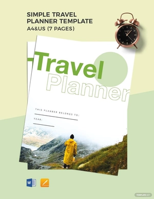 Simple Travel Planner Template