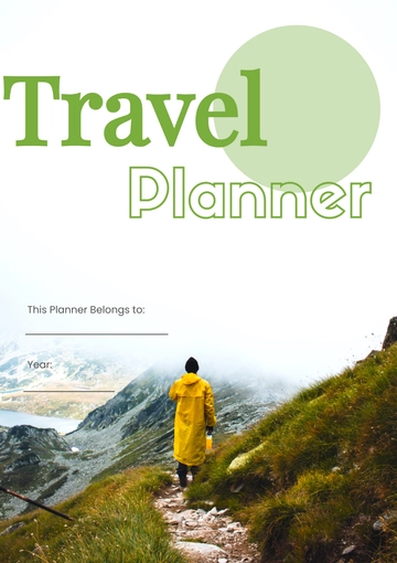 Free Simple Travel Planner Template to Edit Online