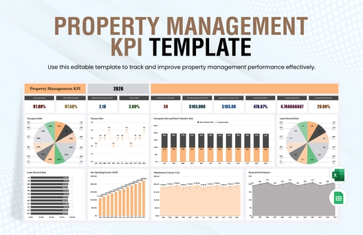 Property Management KPI Template