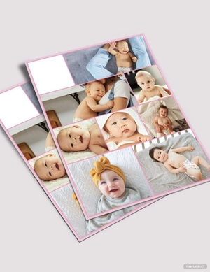 Baby Photo Collage Template
