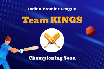 Free IPL Team Banner Template to Edit Online
