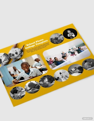 Sample School Photo Collage Template