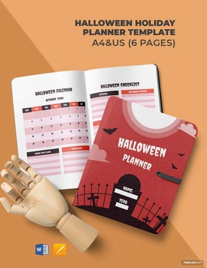 Halloween Holiday Planner Template