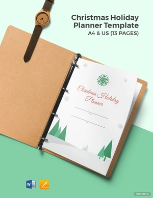 Christmas Holiday Planner Template