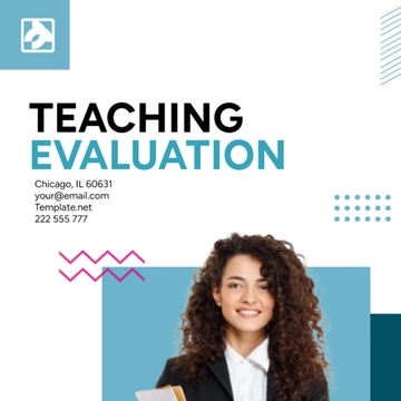 Free Teaching Evaluation Template to Edit Online