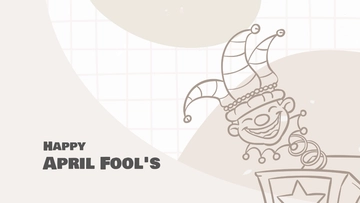 Free April Fools??? Day Aesthetic Background Template to Edit Online