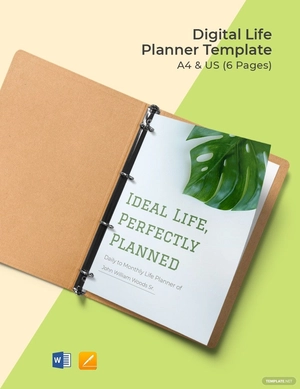 Digital Life Planner Template