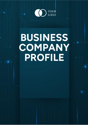 Free Business Company Profile Template to Edit Online