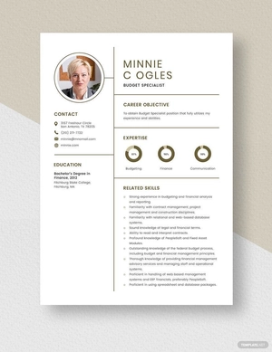 Budget Specialist Resume