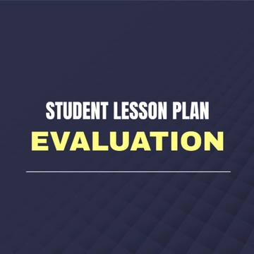 Free Student Lesson Plan Evaluation Template to Edit Online