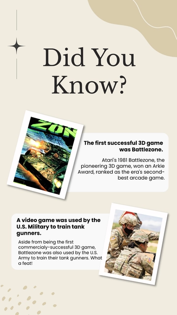 Free Did You Know Facts Template to Edit Online