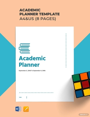 Academic Planner Template