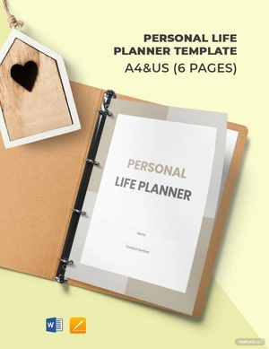 Personal Life Planner Template