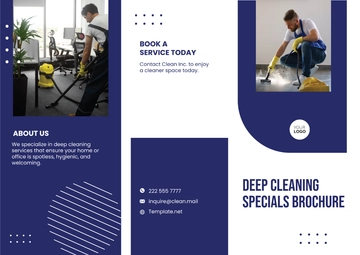 Free Deep Cleaning Specials Brochure Template to Edit Online