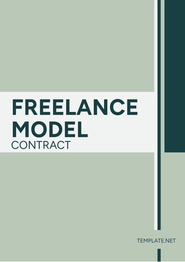 Free Freelance Model Contract Template to Edit Online