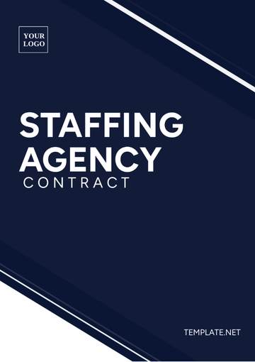 Free Staffing Agency Contract Template to Edit Online Free Staffing Agency Contract Template to Edit Online