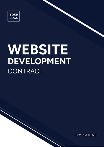Free Website Development Contract Template to Edit Online