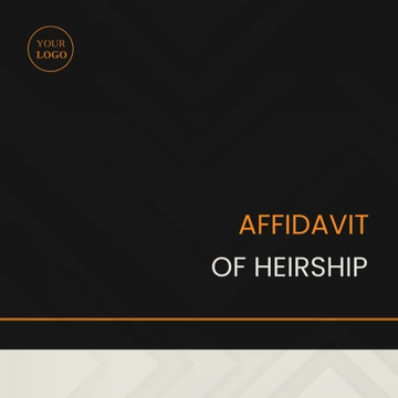 Free Hawaii Affidavit of Heirship Template to Edit Online