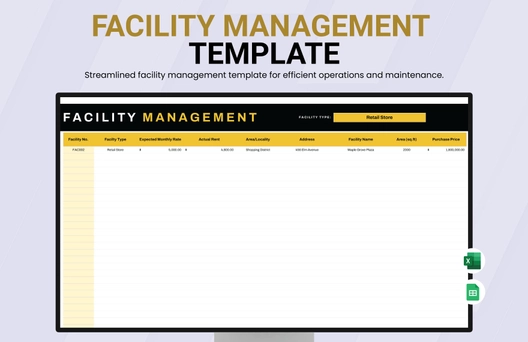 Facility Management Template
