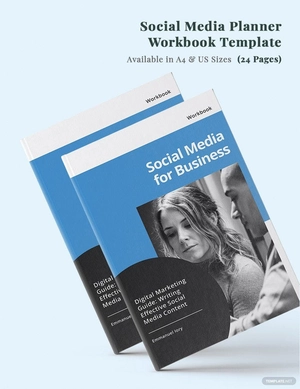 Social Media Planner Workbook Template