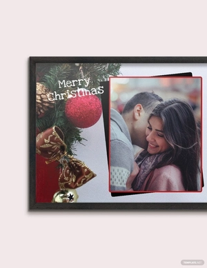 Christmas Photo Frame Template