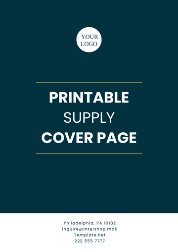 Free Printable Supply Contract Template to Edit Online
