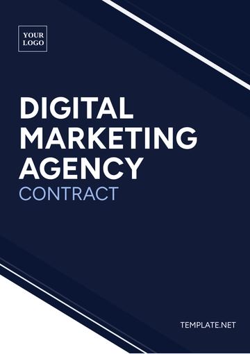 Free Digital Marketing Agency Contract Template to Edit Online