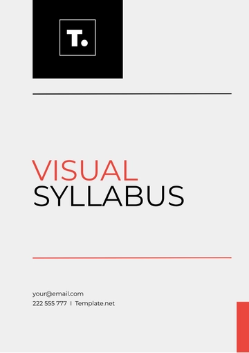 Free Visual Syllabus Template to Edit Online