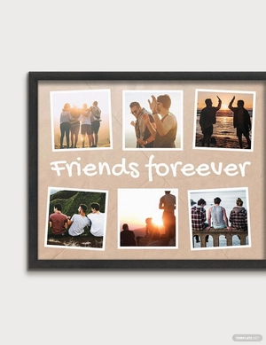 Friends Photo Frame Template