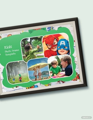 Kids Photo Frame Template