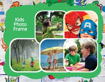 Free Kids Photo Frame Template to Edit Online