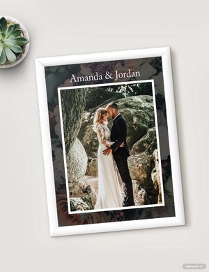 Wedding Photo Frame Template