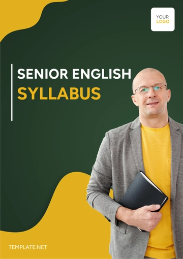Free Senior English Syllabus Template to Edit Online