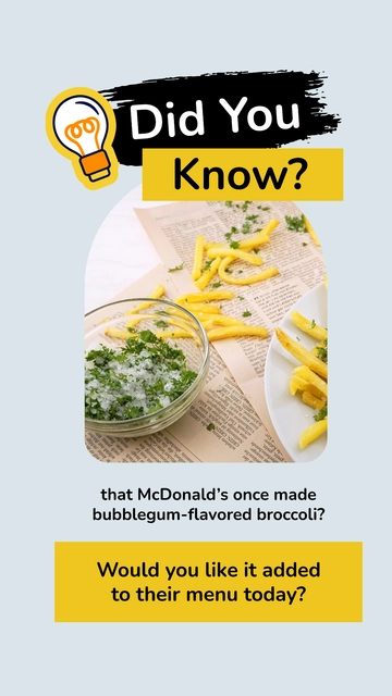 Free Did You Know Question Instagram Post Template to Edit Online