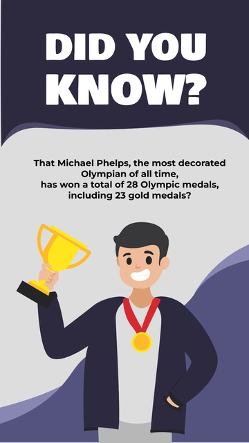 Free Did You Know Facts Question Our Story Template to Edit Online