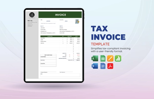 Tax Invoice Template