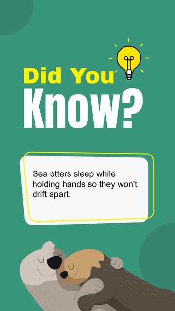 Free Did You Know Fun Fact Template to Edit Online