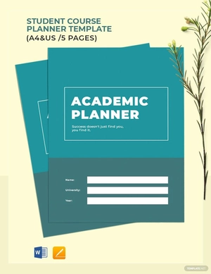 Student Course Planner Template