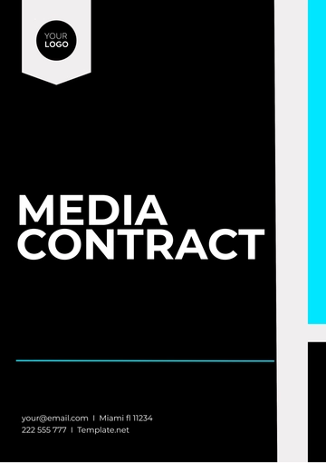 Free Media Contract Template to Edit Online