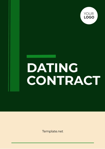 Free Dating Contract Template to Edit Online