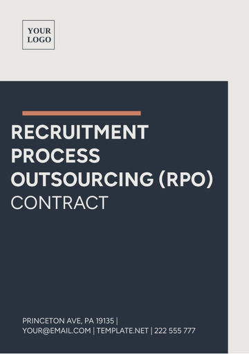 Free Recruitment Process Outsourcing (Rpo) Contract Template to Edit Online