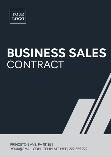 Free Business Sales Contract Template to Edit Online