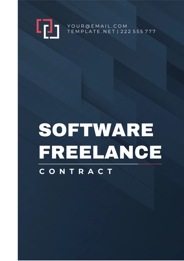 Free Software Freelance Contract Template to Edit Online