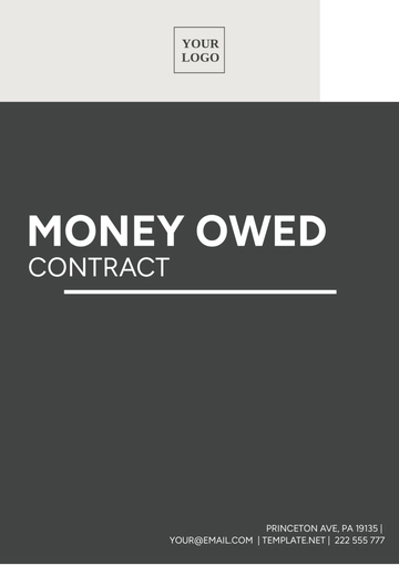 Free Money Owed Contract Template to Edit Online