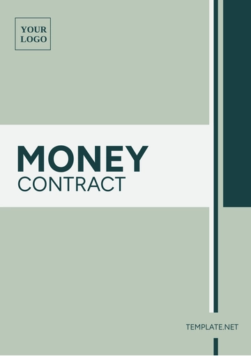 Free Money Contract Template to Edit Online