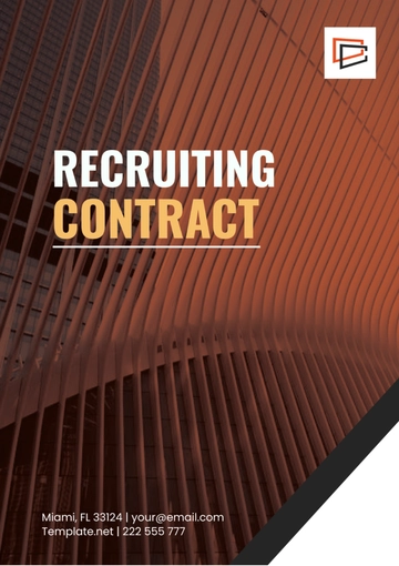 Free Recruiting Contract Template to Edit Online