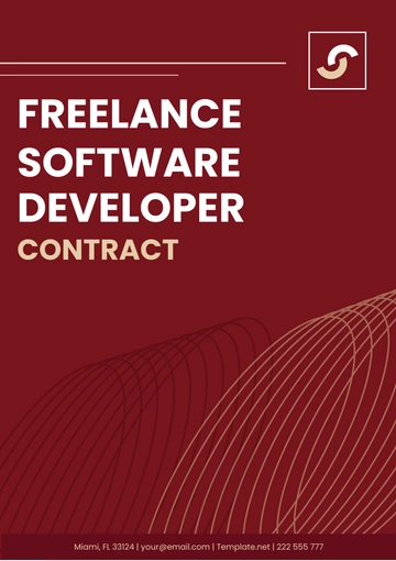 Free Freelance Software Developer Contract Template to Edit Online
