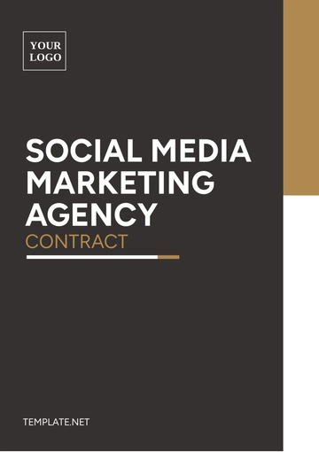 Free Social Media Marketing Agency Contract Template to Edit Online