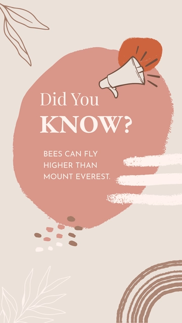 Free Minimalist Did You Know Instagram Post Template to Edit Online