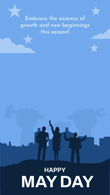 Free May Day  Snapchat Geofilter Template to Edit Online